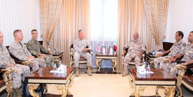 دیدار مقامات نظامی آمریکا و ناتو با رئیس کل نیروهای مسلح قطر