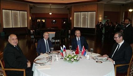 ضیافت شام اردوغان برای پوتین در استانبول