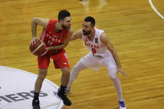 پیروزی تیم ملی بسکتبال ایران مقابل سوریه در اولین گام
