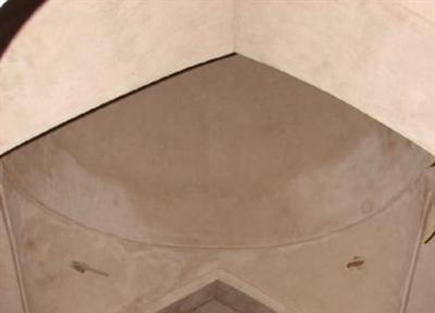 تداوم عملیات مرمتی و سامان دهی حمام تاریخی حاج فتح الله در بناب