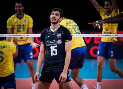 لیگ ملت های والیبال، ایران یک - برزیل 3؛ تیمِ آلکنو به برزیل هم نه نگفت، ششمین باخت تیمی که روی دور ناکامی است