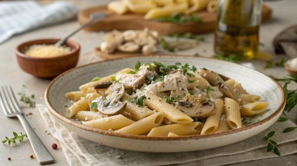 طرز تهیه پاستا بدون خامه؛ سبک، خوش طعم و سالم