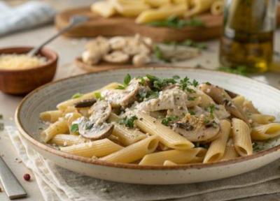 طرز تهیه پاستا بدون خامه؛ سبک، خوش طعم و سالم